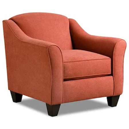 Accent Chair with Casual Style